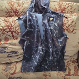 Under Armour Blue Sleeveless Hoodie